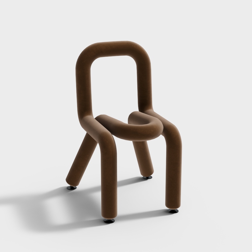 Unique Low-Polygon Style Chair 3D model