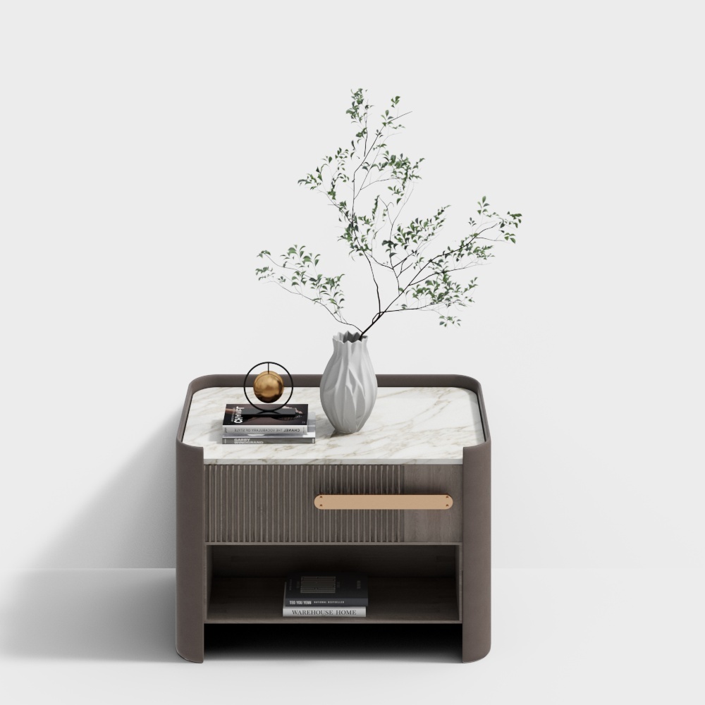 Modern bedroom nightstand