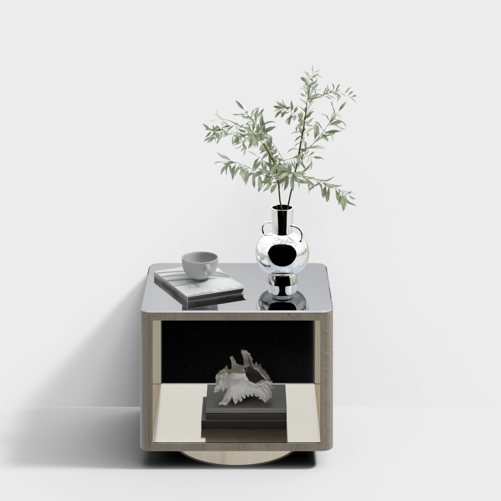 Luxury Nightstands,Black+Earth color