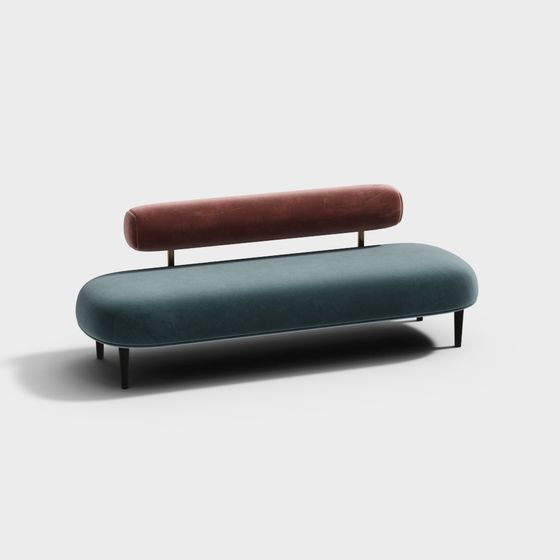 Low Poly Stylish Armchair 3D model