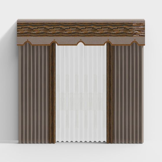 Vintage Elegance Door 3D model for Creative Spaces