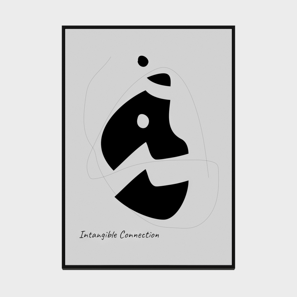 Inco - Light luxury living room sofa decoration painting abstract entrance combination five-in-one painting modern minimalist background wall hanging painting 3304-A075 (BASE)-F