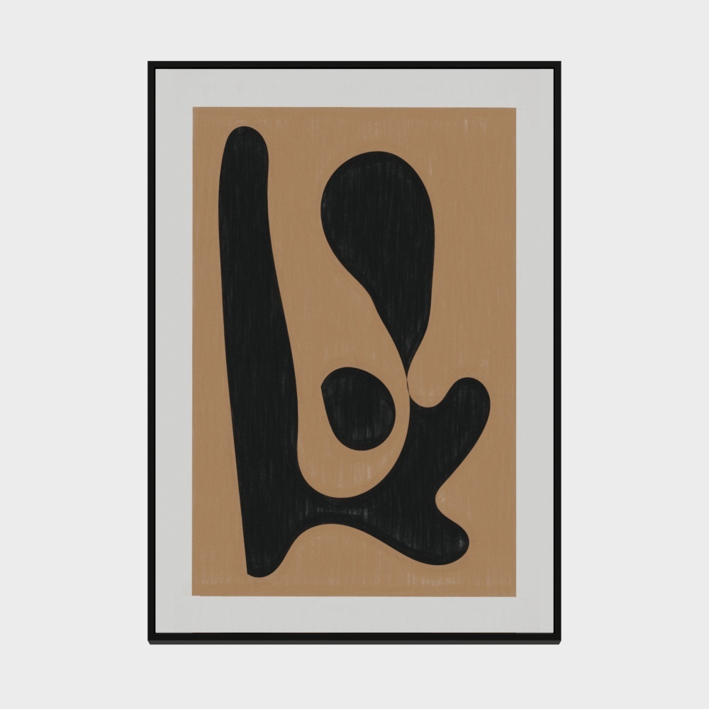 Inco - light luxury living room sofa decoration painting abstract entrance combination five-in-one painting modern minimalist background wall hanging painting 3304-A075 (BASE)-A