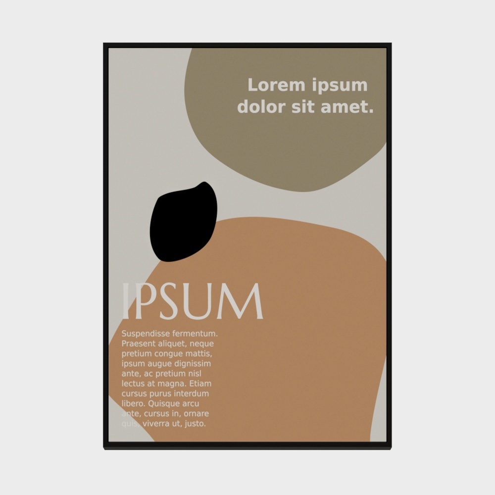 Abstract Art Style 3D Model – Low-Poly Design