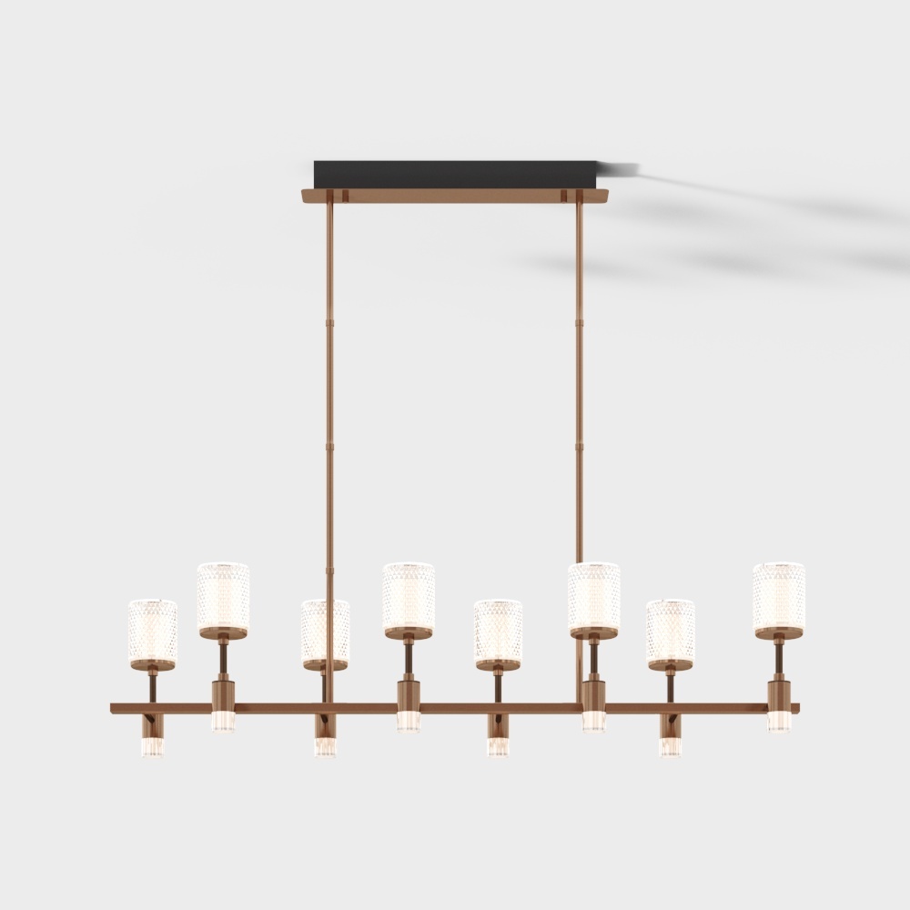 Songwei Lighting - Luxury Whisky 8 x 12W living room chandelier