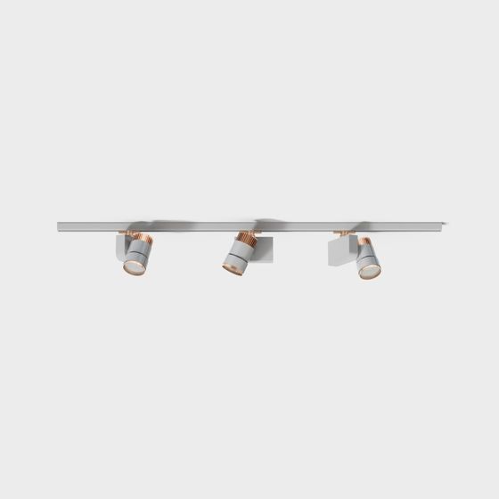 Sleek Track Light 3D Model for Modern Interiors