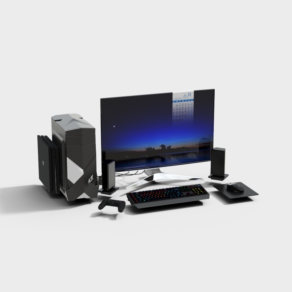 Gamer’s Dream Setup 3D model