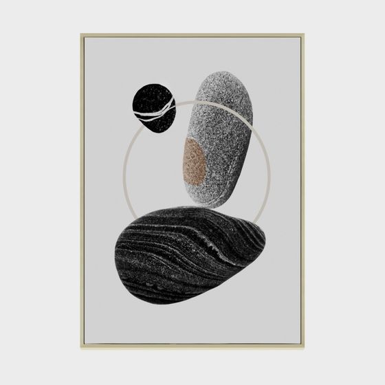 Balanced Stone 3D model for Artistic Creations