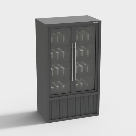 Laboratory Refrigerator 3D model