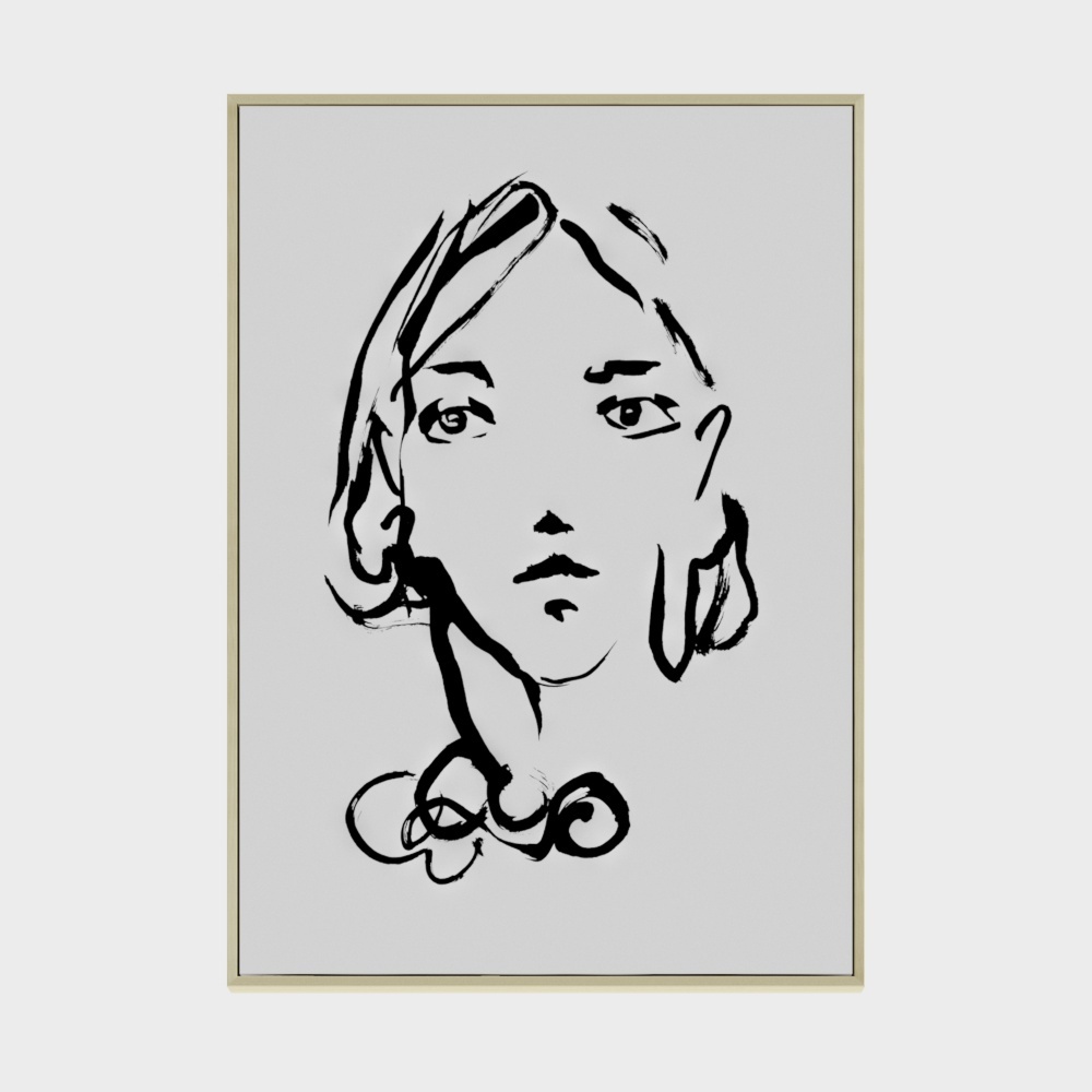 Abstract Figure 3D Model in Low Polygon Style