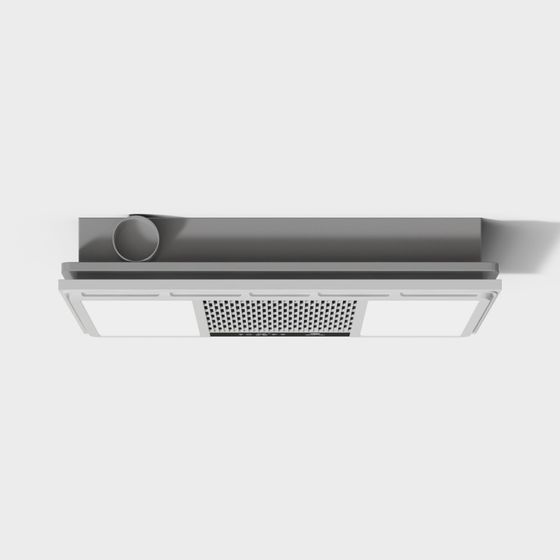 Minimalist Kitchen Hood 3D model