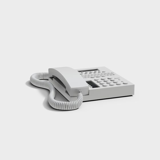 Telephone 3D Model for Various Uses