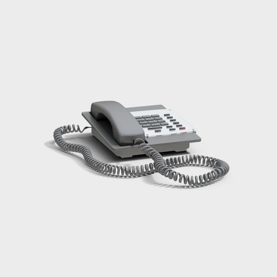 Vintage Telephone 3D Model