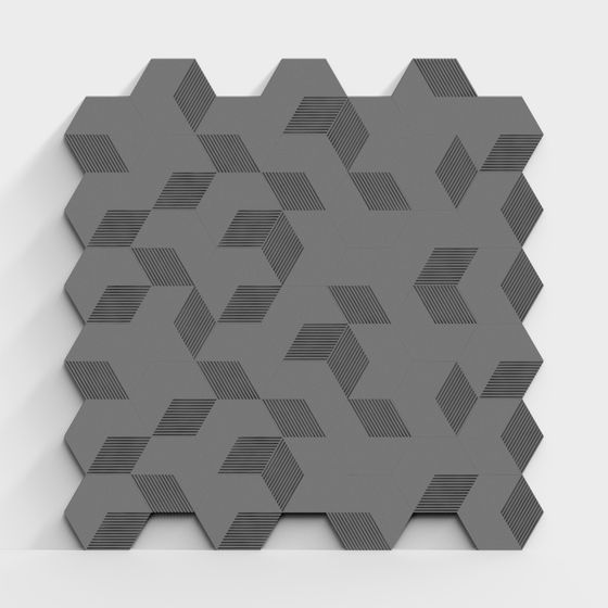 Unique Low-Poly 3D Model for Urban Designs