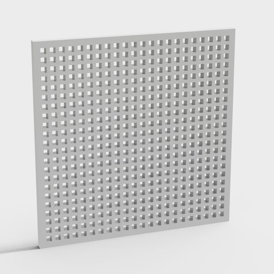 Low-Poly Grid Screen 3D model