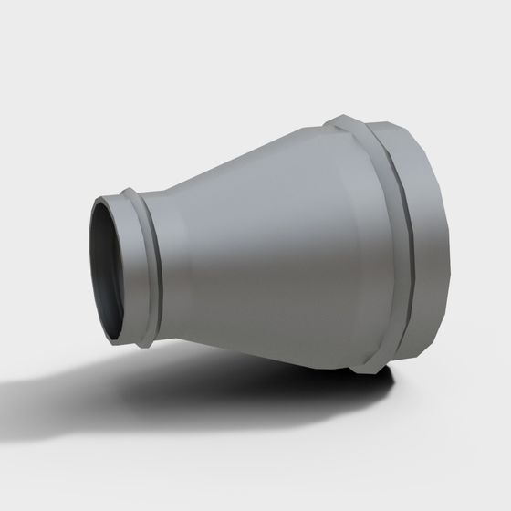 Stylish Low-Poly Pipe 3D Model Design