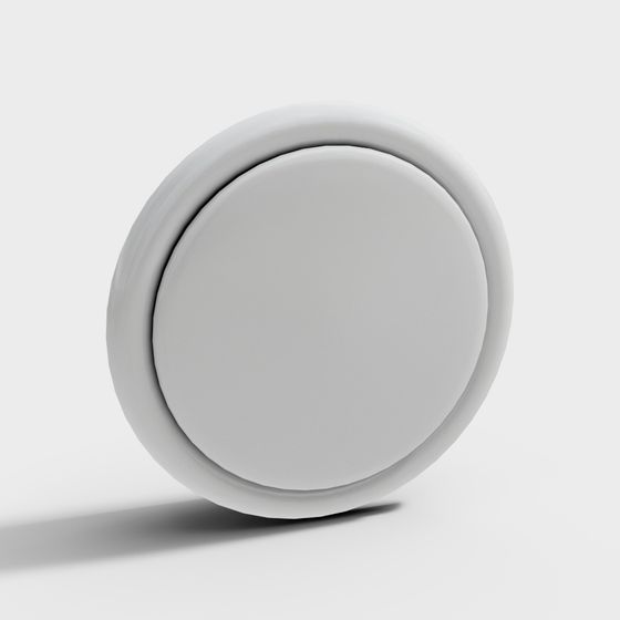 Smooth Button Low-Poly 3D model