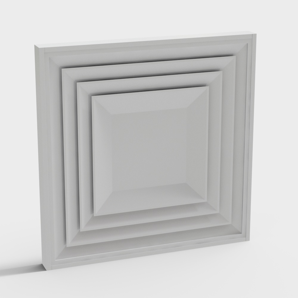 Sortie d'air de climatisation centrale - sortie d'air carrée 5