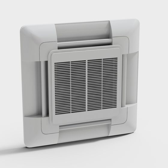 Urban Window Low-Poly 3D Model