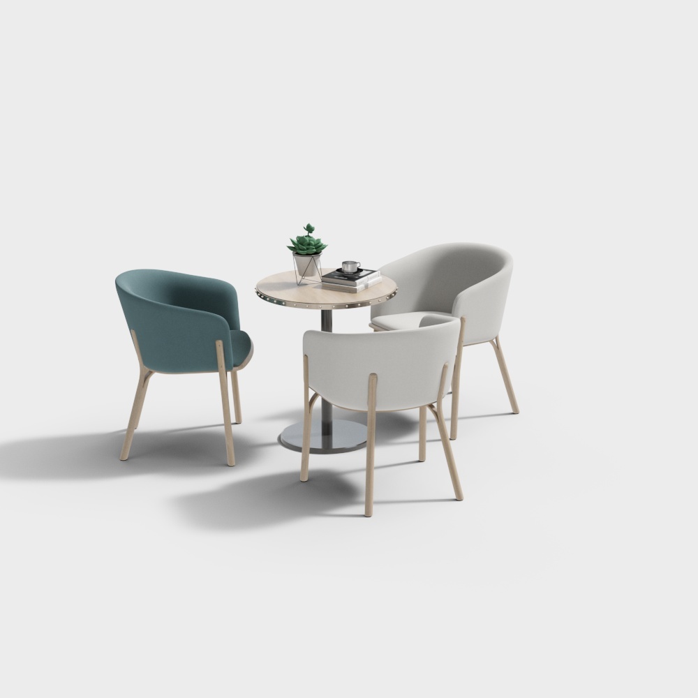 Fabric leisure table and chairs