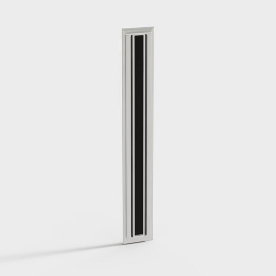 Elegant Low-Poly City Window 3D model