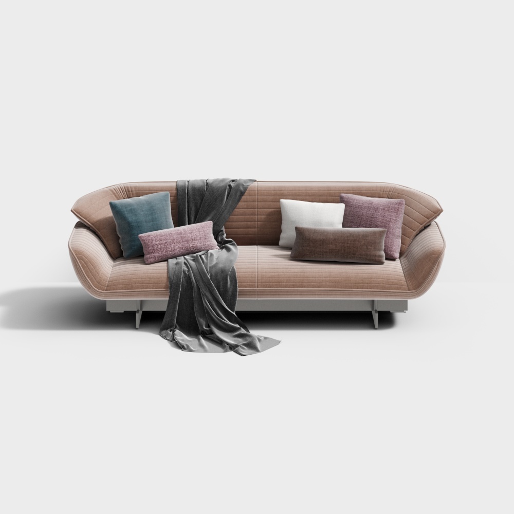 โซฟาคู่ผ้าทันสมัย