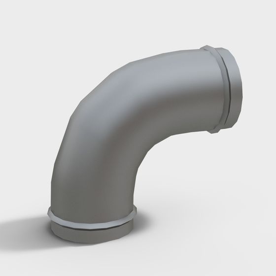 Low-Poly Realistic Pipe 3D model for Modern Design