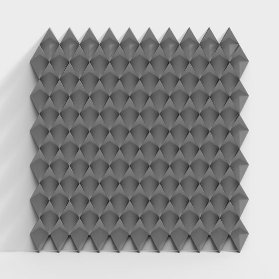 Honeycomb Wall 3D model