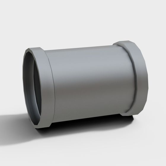 Stylish Low Poly Pipe 3D model for Creative Projects