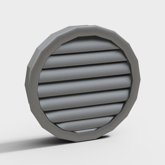 Unique Geometric Low-Poly 3D Model