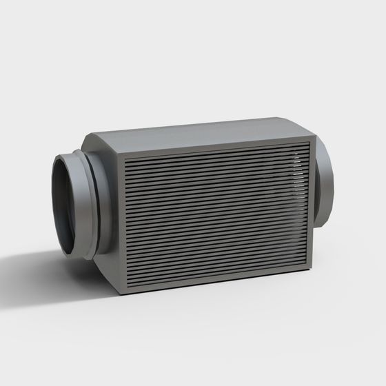 Stylish Industrial Air Conditioner 3D model