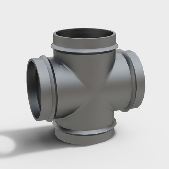 Low Poly Tee Joint 3D model