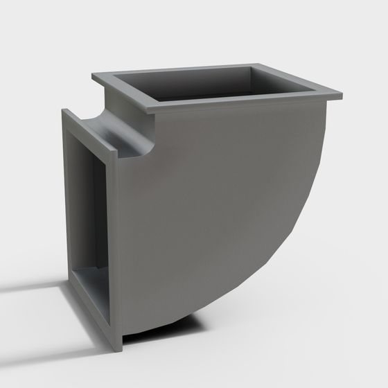 Urban Corner Planter 3D model
