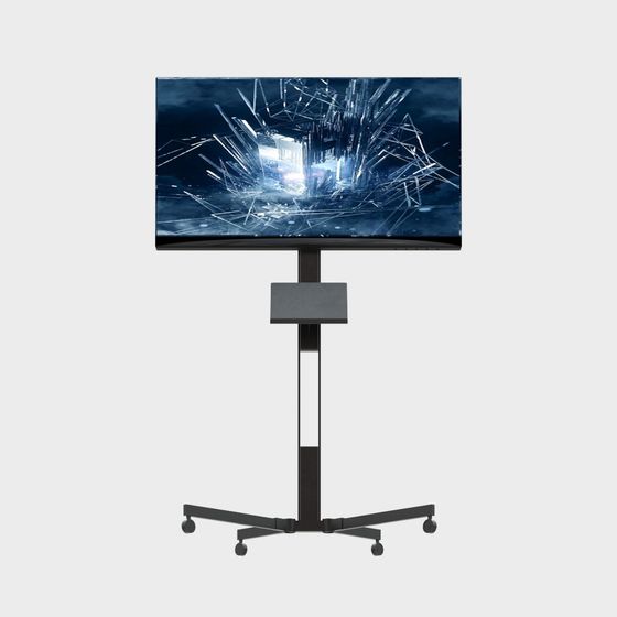 Low Polygon Modern TV Stand 3D model