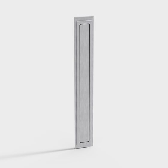 Stylish Minimalist Door Handle 3D model