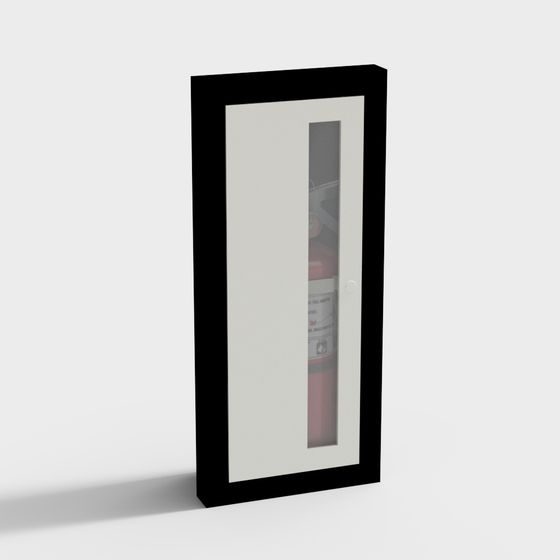 Stylish Fire Hydrant Storage Cabinet 3D model