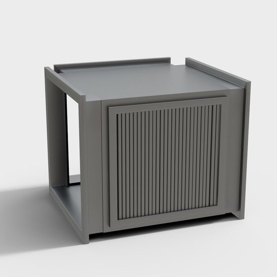 Stylish City Corner Side Table 3D model