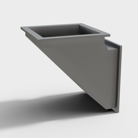 Urban Corner Planter 3D model