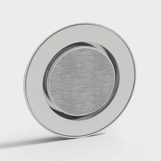 Low-Poly Modern Metal Ring 3D model