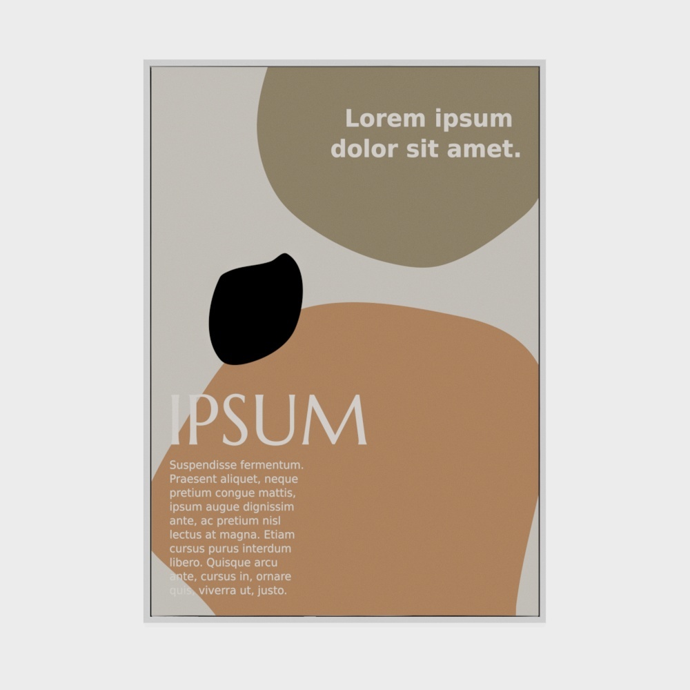 Inco - Light Luxury - Living Room Sofa Decoration Painting Abstract Metaphysics Combination Five-In-Picture Modern Minimalist Background Wall Hanging Painting 3304-014EM-J