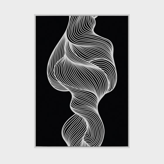 Streamlined Art Bottle 3D model