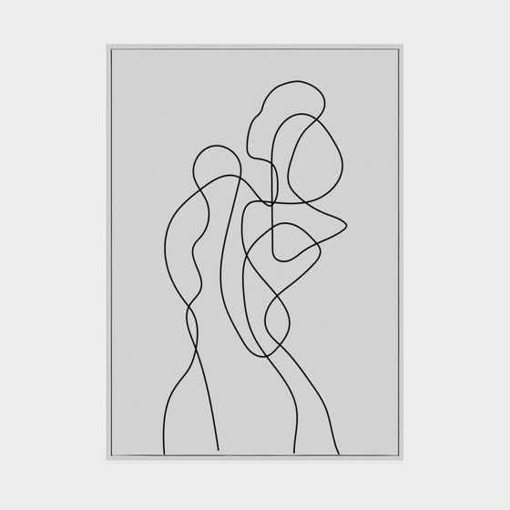 Abstract Line Dancer 3D Model