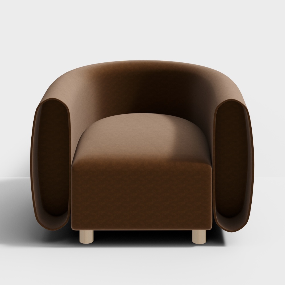 Modern Acrylic Transparent Single Sofa