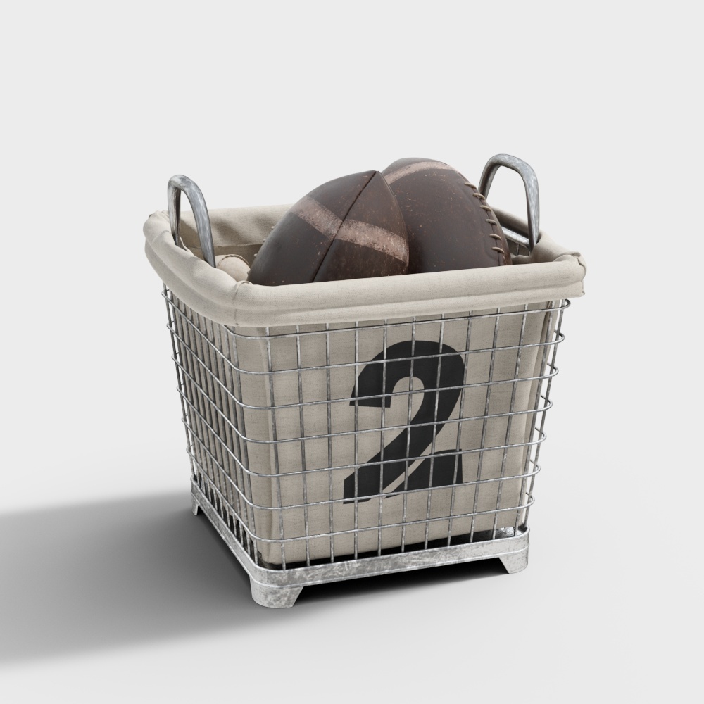 노르딕 키즈 침대 수납 바구니 수납 케이스-4