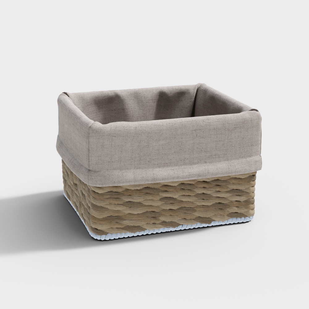 北歐兒童床收納籃收納箱-11