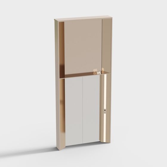 City Window Cabinet 3D model