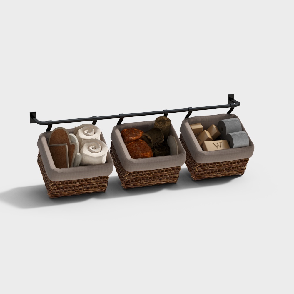 Modern towel racks for baskets-3