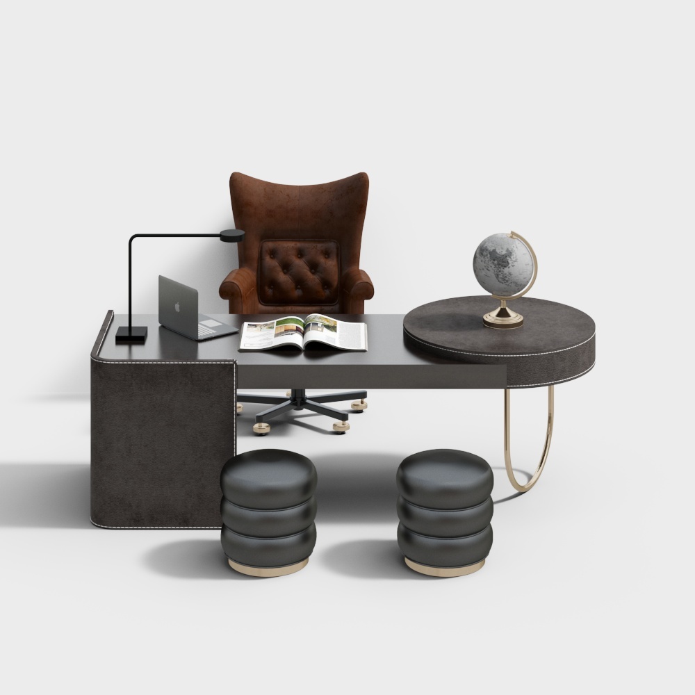 Scrivania e sedia leggere moderne