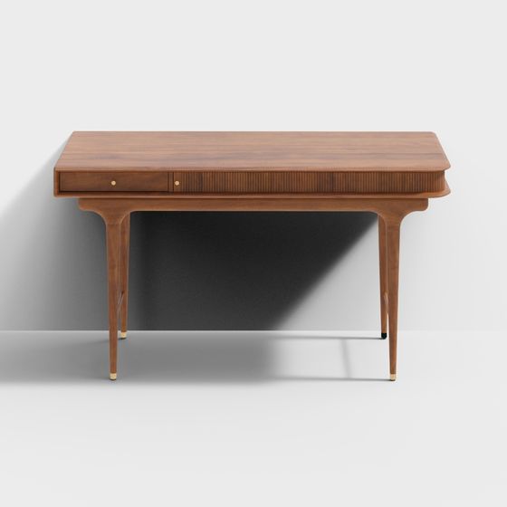 Vintage Style 3D Model Table and Chair Set for Creative Spaces