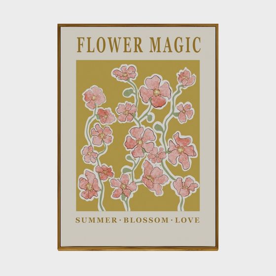 Vibrant Flower Magic 3D Model for Creative Projects
